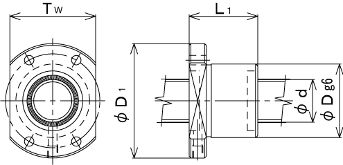 BTK滚珠丝杠图纸